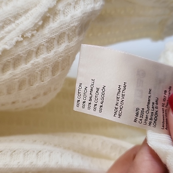 NWOT FREE PEOPLE New Magic Thermal size Large in color Bones / cream - Picture 12 of 13